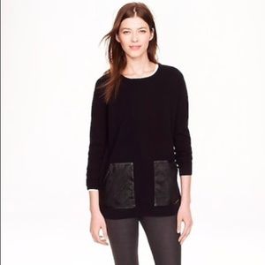 J.Crew Factory merino wool sweater in burgundy